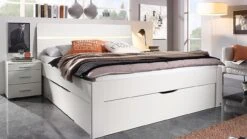 Bed Butiken Met Hoofdbord Met Verlichting