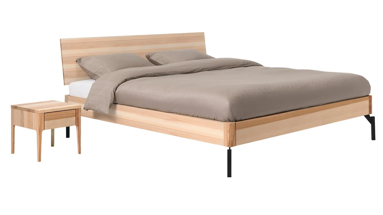 Karlsson Bed Sky Met Hoofdbord Hout En Poten Metaal - Afbeelding 2