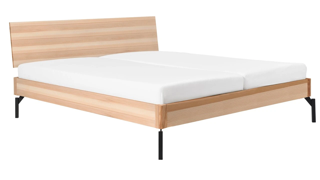 Karlsson Bed Sky Met Hoofdbord Hout En Poten Metaal - Afbeelding 4