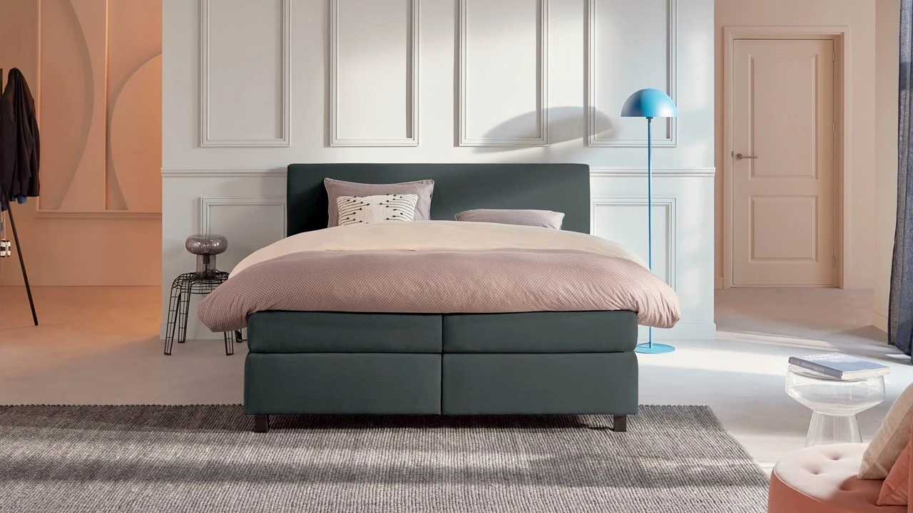 Karlsson Boxspring Autentik Vlak Met Gestoffeerd Matras - Afbeelding 2