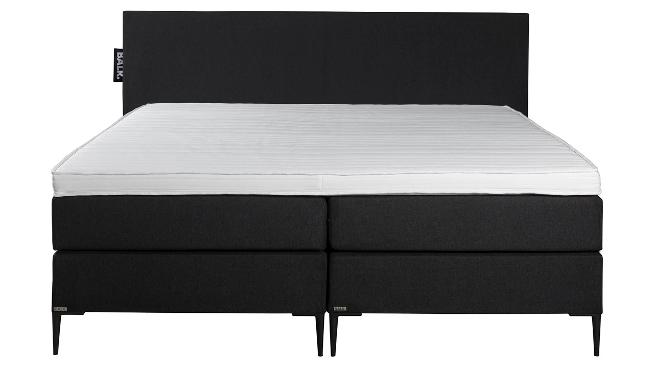Boxspring BALR Premium Vlak Met Gestoffeerd Matras - Afbeelding 4