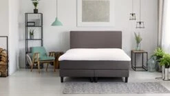 Boxspring Bellino Vlak Met Gestoffeerd Matras 2-persoons