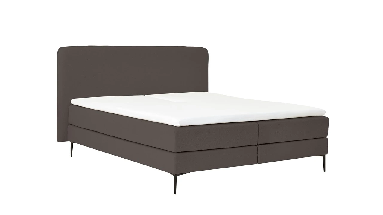 Boxspring Quartz Vlak Met Gestoffeerd Matras - Afbeelding 8