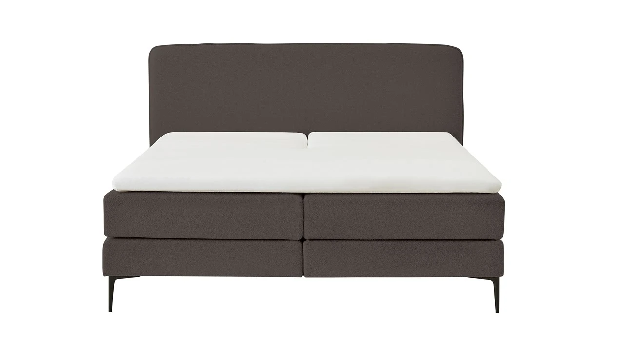 Boxspring Quartz Vlak Met Gestoffeerd Matras - Afbeelding 9