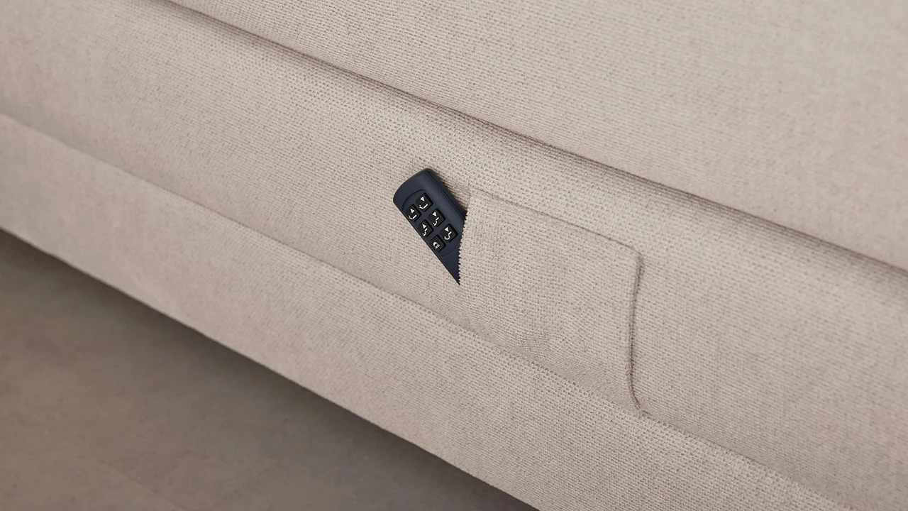 Karlsson Boxspring Solid Lina Verstelbaar Met Gestoffeerd Matras - Afbeelding 6