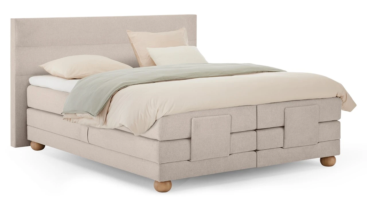 Karlsson Boxspring Solid Lina Verstelbaar Met Gestoffeerd Matras - Afbeelding 7