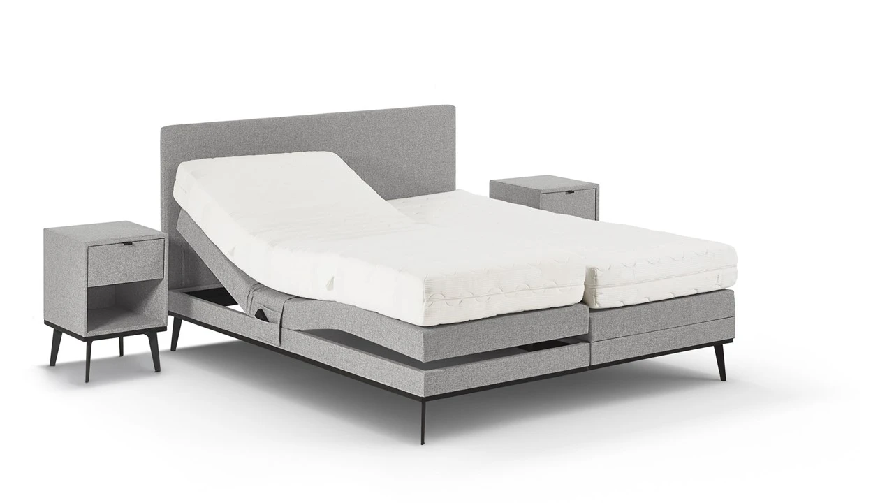 Boxspring Viggo Verstelbaar Met Silver Pocket Deluxe Foam Matras - Afbeelding 5