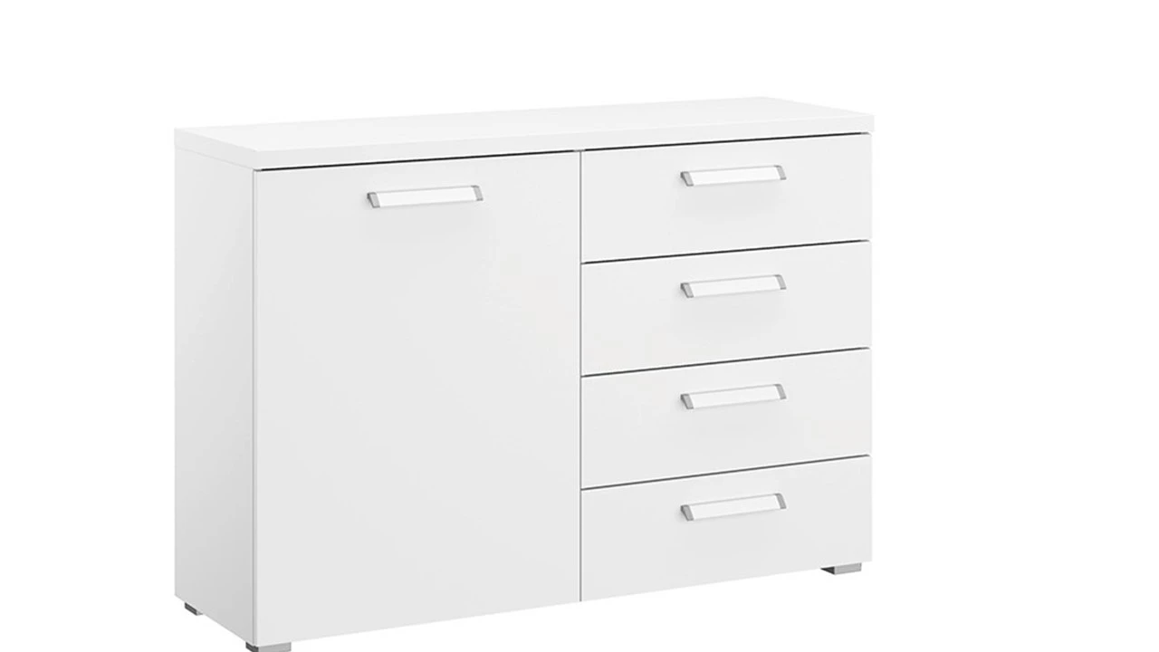 Commode Elba 4 Laden En 1 Deur