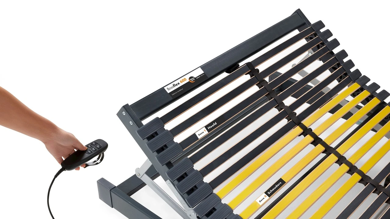 Lattenbodem Bossflex 600 Elektrisch Verstelbaar Bedraad - Afbeelding 8