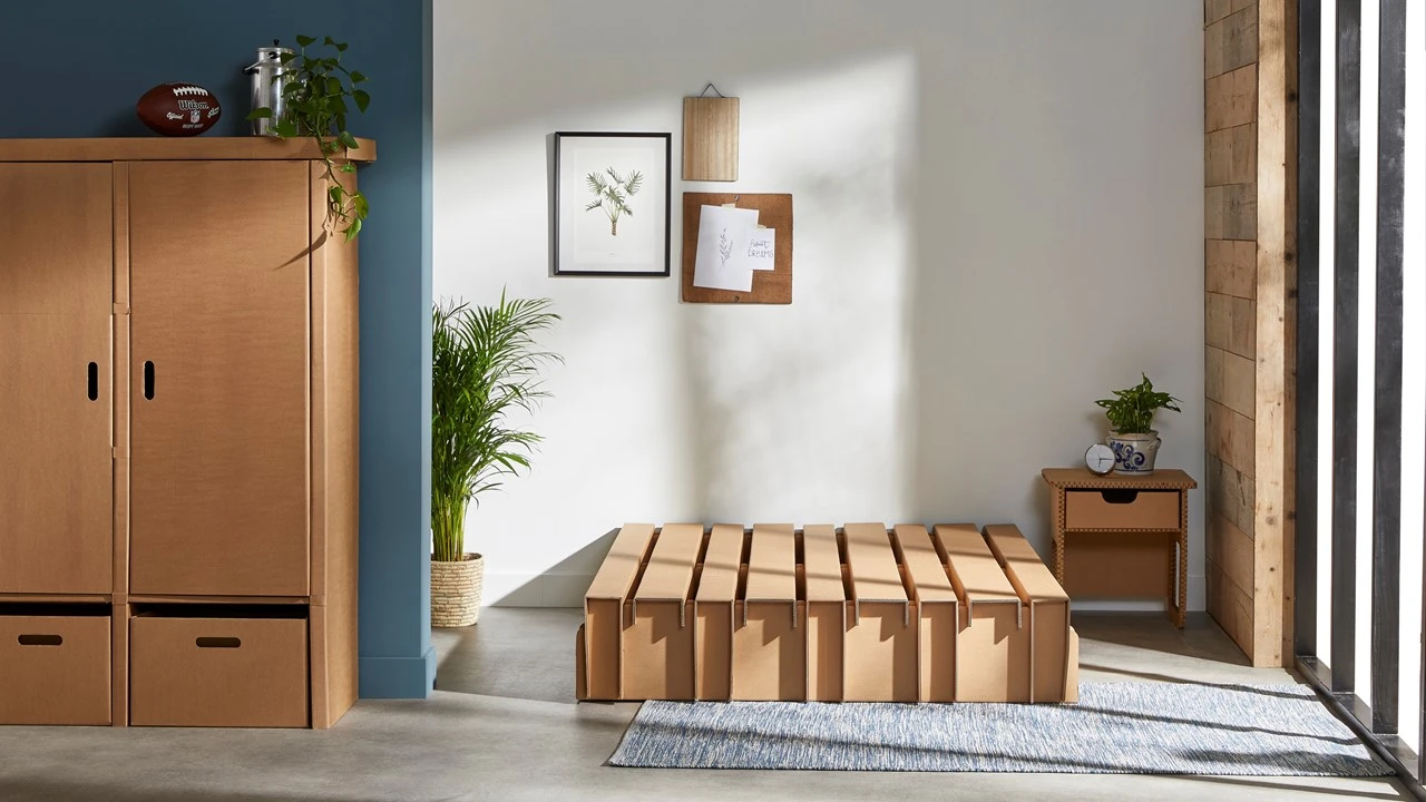 Paper Bed Met Easy Pocket Matras - Afbeelding 4