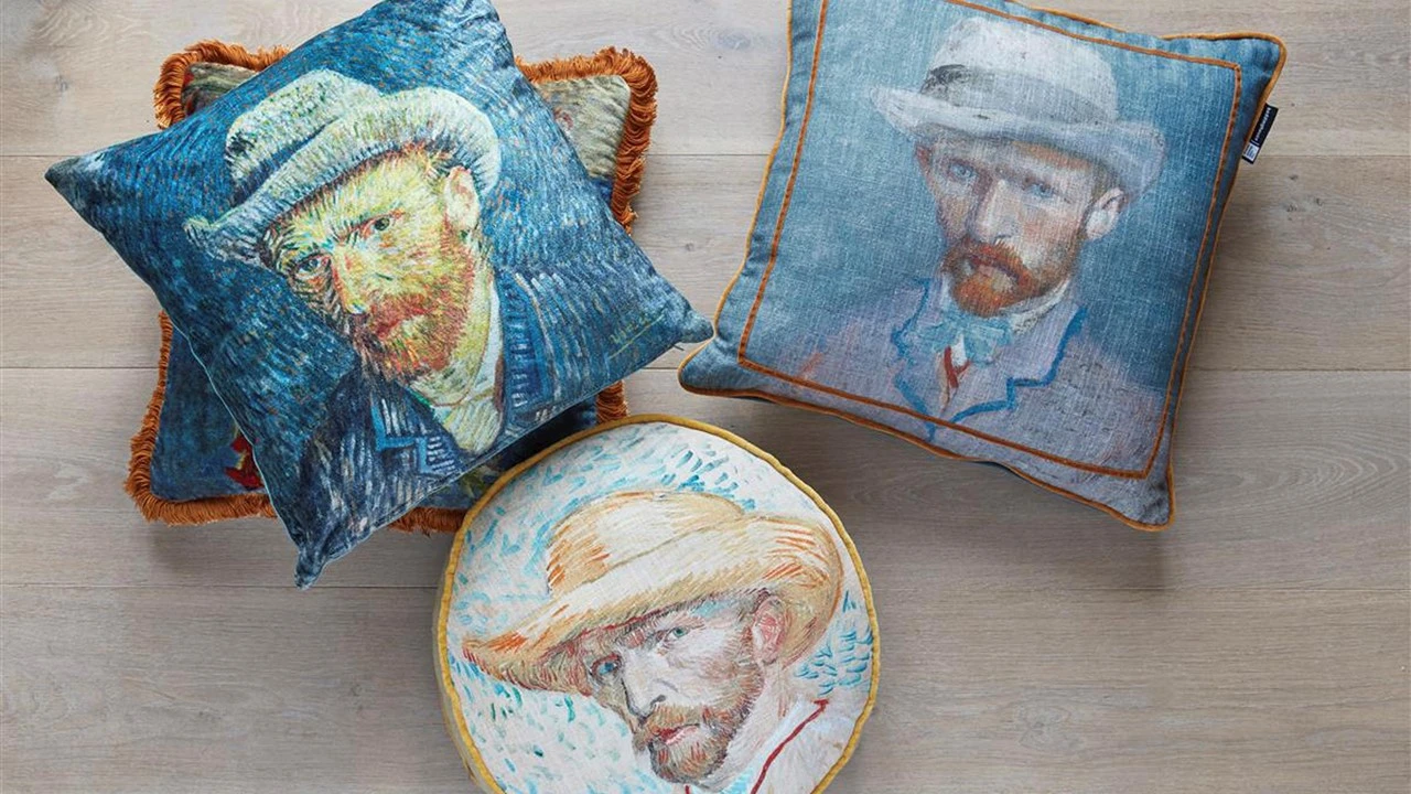 Sierkussen Self Portrait Vincent - Afbeelding 2